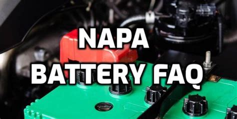 Napa Battery Frequently Asked Questions - Daily Parts Pro