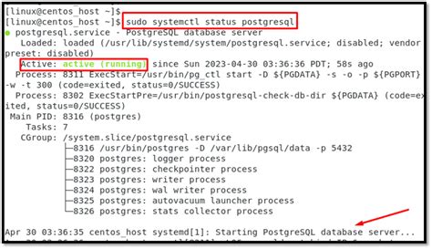 What Are The Steps To Restart The Postgresql Server On Centos