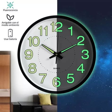 Reloj De Pared 30 Cm Grande Moderno Luminoso Reloj De Pared Envío gratis