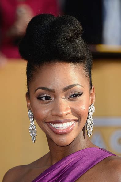 Natural Hairstyles From The Red Carpet Teyonah Parris Wears Glam