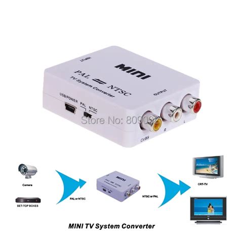 PAL NTSC SECAM To PAL NTSC Mini Bi Directional TV Video Format System