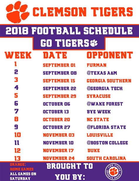 Printable Clemson Baseball Schedule 2024