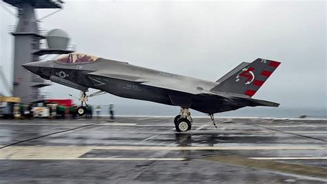 Navy F-35Cs Return To The Carrier For More Development Flights