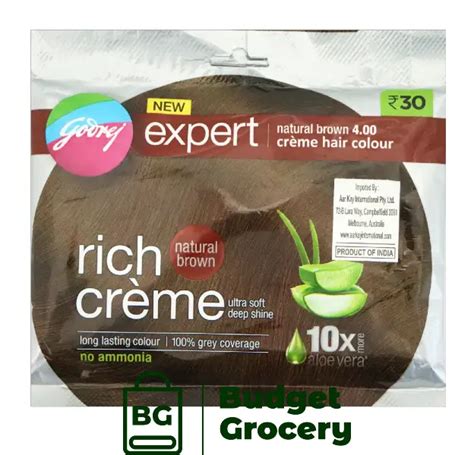 Godrej Natural Brown Hair Colour 20g Budget Grocery