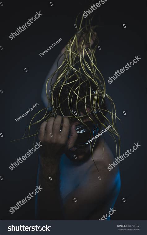 Dramatic Depression Anxiety Naked Man Crown Stock Photo Shutterstock