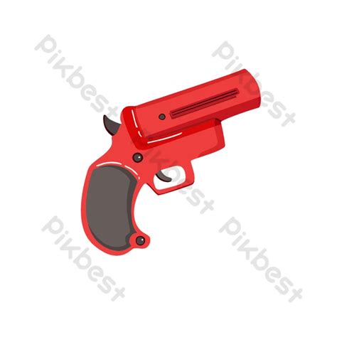 Drawing Red Flare Gun Illustration PNG Images | PSD Free Download - Pikbest