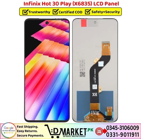 Infinix Hot Play X Lcd Panel Unit Combo Exclusive