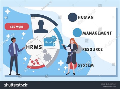 Hrms Human Resource Management System Acronym Stock Vector Royalty