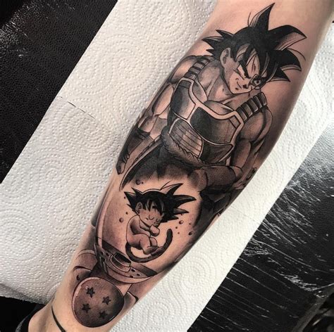 Tatuagens Do Anime Dragon Ball Parte Tatuaggi Braccio Tatuaggi