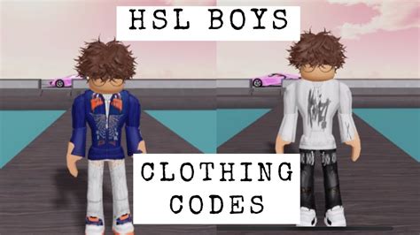 Hsl Boys Clothing Codes Roblox Youtube