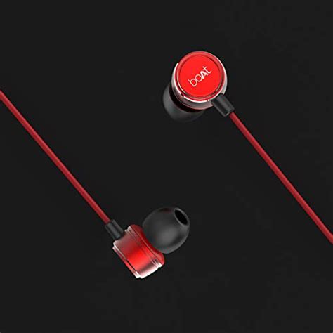 Buy Boat Bassheads T In The Ear Wired Earphones Red Online