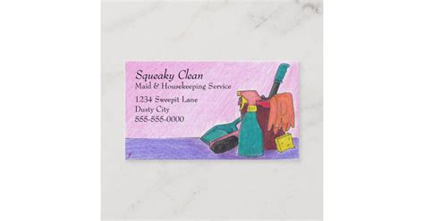 Housekeeping Business Cards | Zazzle