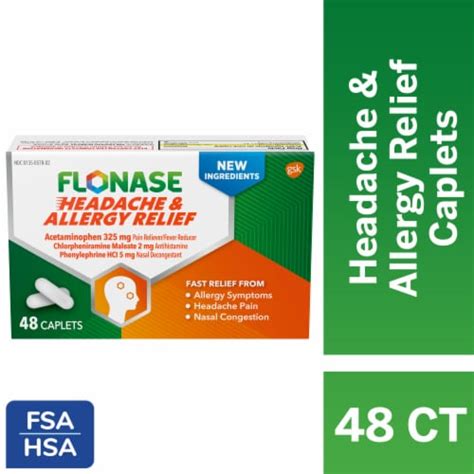 Flonase Headache And Allergy Relief Caplets 48 Ct Frys Food Stores