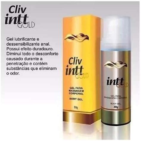 Gel Cliv Intt Gold O Melhor Para Sexo Anal Vitamina E Regenera A