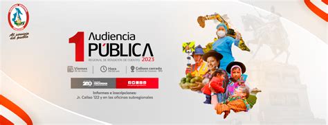 Primera Audiencia Pública Regional De Rendición De Cuentas 2023 Campañas Gobierno Regional