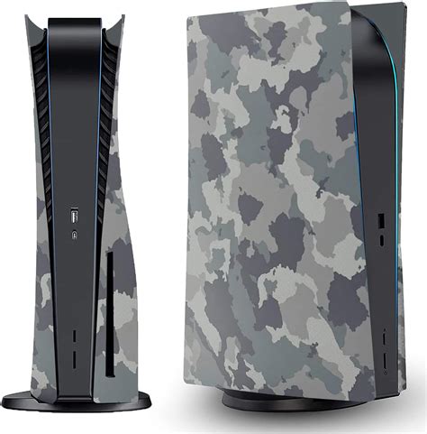 Camouflage Face Plates Cover Shell Panels For Ps5 Disc