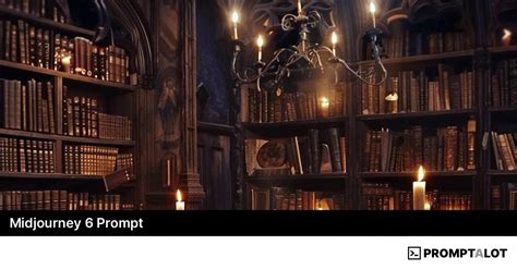 Enchanted Library Midjourney 6 Prompt Promptalot