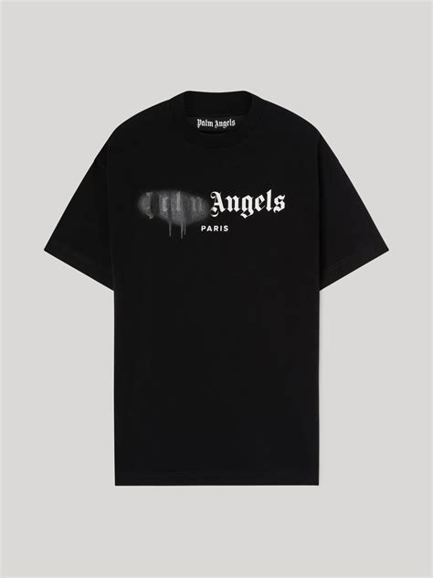 Paris Sprayed Logo T-shirt - Palm Angels® Official