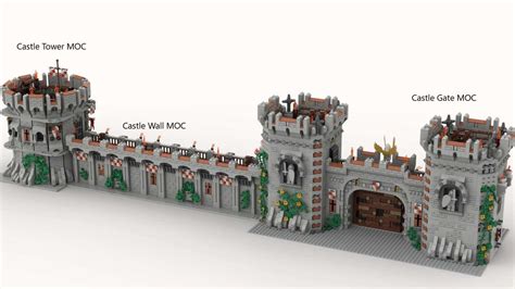 Lego® Custom Instructions – Castle Gate