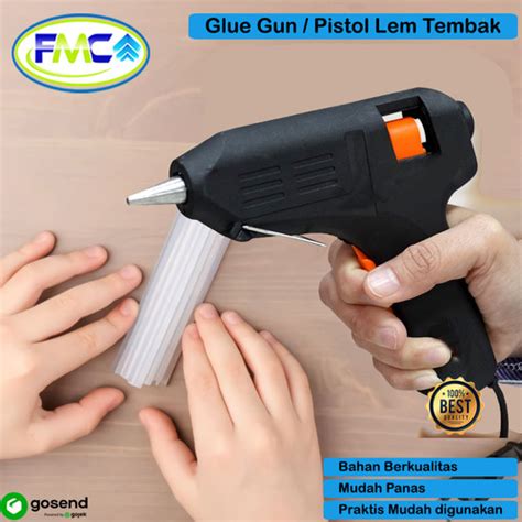 Jual Tembakan Glue Gun Kecil Besar Pistol Lem Tembak Bakar Hot Melt Murah Watt Kab