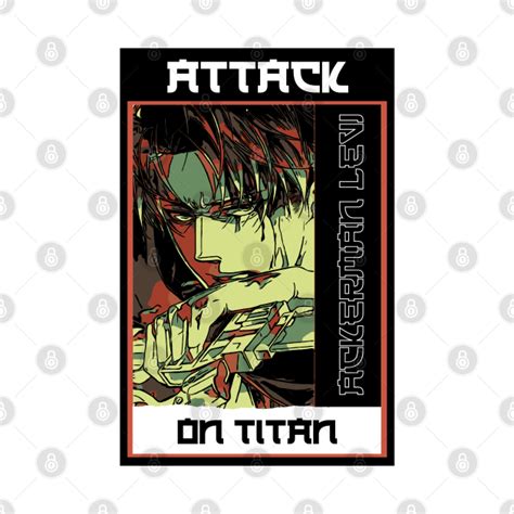 Levi Ackerman Attack On Titan T Shirt Teepublic