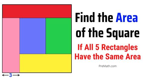 Area Of Rectangles And Squares