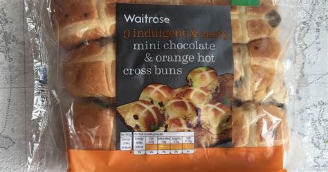 Archived Reviews From Amy Seeks New Treats New Mini Chocolate Orange Hot Cross Buns Waitrose