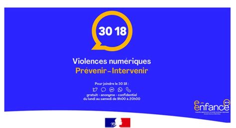 3018 Un Numéro Contre Les Violences Numériques Académie De Martinique