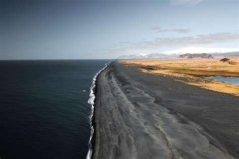 Het Zwarte Strand Van Reynisfjara In IJsland Reynisfjara Black Beach