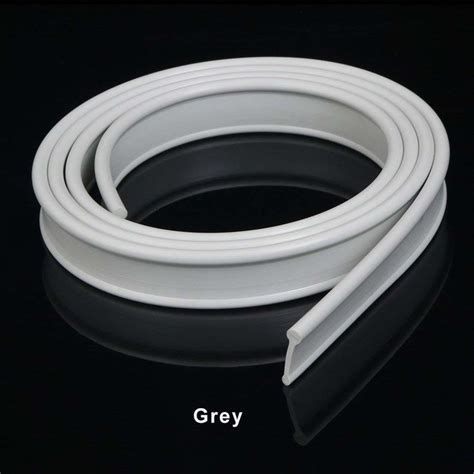 Elegant Grey Soft Rubber Shower Door Seal For Folding Bath Screen Mm