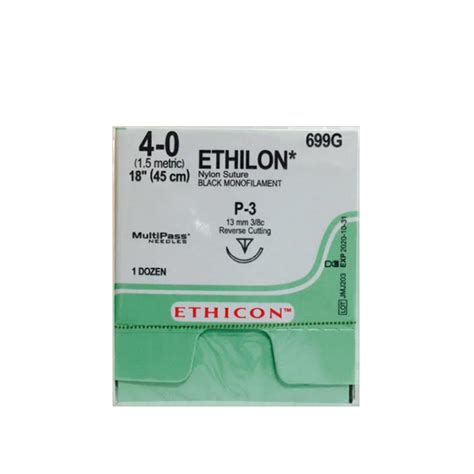 Ethicon Suture Chart A Visual Reference Of Charts Chart Master