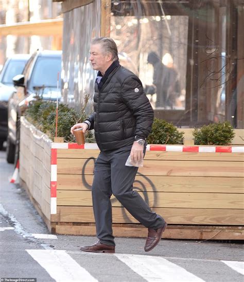 Alec Baldwin And Wife Hilaria Head Out For Coffee In Nyc