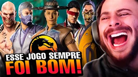 REAGINDO A TODA A EVOLUÇÃO DE MORTAL KOMBAT LEO STRONDA YouTube