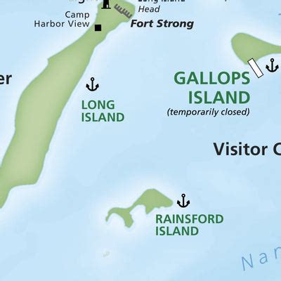 Boston Harbor Islands National Recreation Area Map by US National Park ...