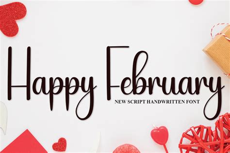 Happy February Font | scratchones_creative | FontSpace