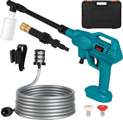 Portable Cordless High Pressure Washercleanercar Washer Gun Compatible With Makita 18v