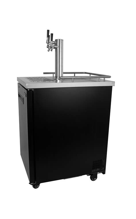 Kegco Ictck 1b 3 Triple Faucet Commercial Kegerator Iced Coffee Keg Dispenser Black