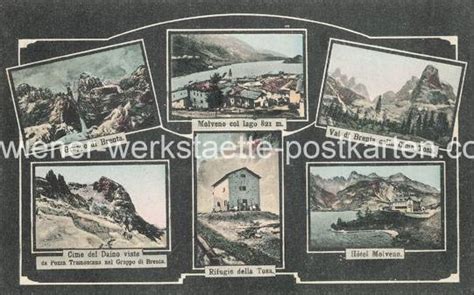 Molveno um 1915 Wiener Werkstätte Postkarten