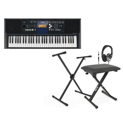 DISC Yamaha PSR E333 Portable Keyboard With Stand Bench At Gear4music