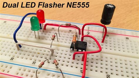 Dual Alternating Ne555 Led Flasher Youtube