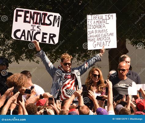 The Free Speech Battle At Uc Berkeley Editorial Stock Image Image Of