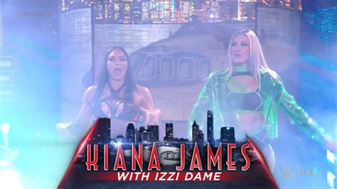 Kiana James With Izzi Dame Entrance WWE NXT January 16 2024 YouTube