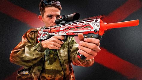 X-shot pro longshot - невероятный бластер // Игра на нёрфах в лесу ...