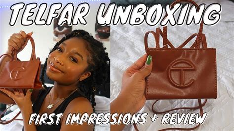 Telfar Small Shopping Bag Unboxing Review Small Black Owned Luxury Business Youtube