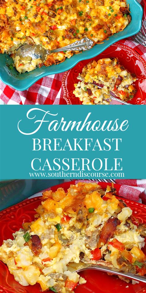 Cheesy Farmhouse Breakfast Casserole - Southern Discourse