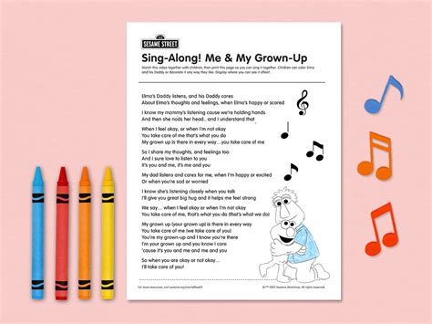 Me & My Grown-Up Lyrics - Sesame Workshop