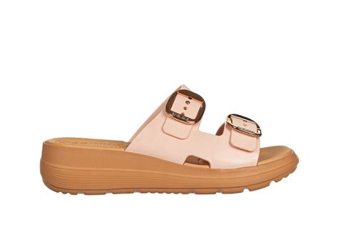 Klapki Azaleia Cida Soft Tam Dark Brown Nude Brązowe Na Lato r oficjalne