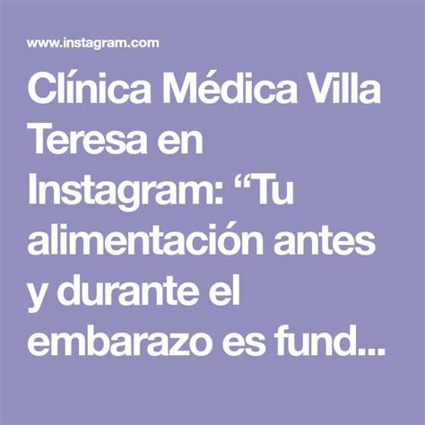 Cl Nica M Dica Villa Teresa En Instagram Tu Alimentaci N Antes Y