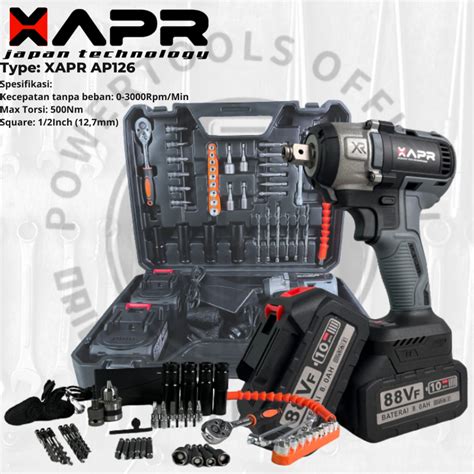 Jual Apr Japan Bor Impact Wrench Nm Baterai Powertools Official