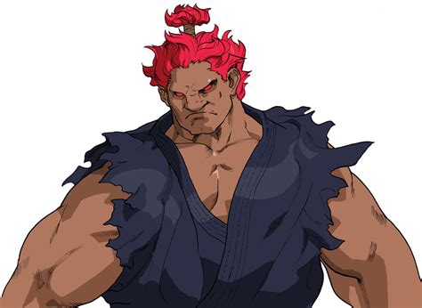 Akuma Official Portrait from Street Fighter Alpha 3 | Game-Art-HQ